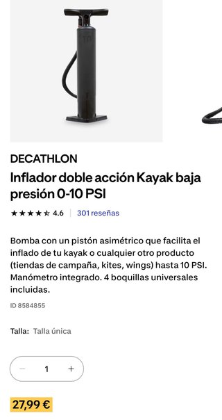 Kayak hinchable Itiwit 3 plazas