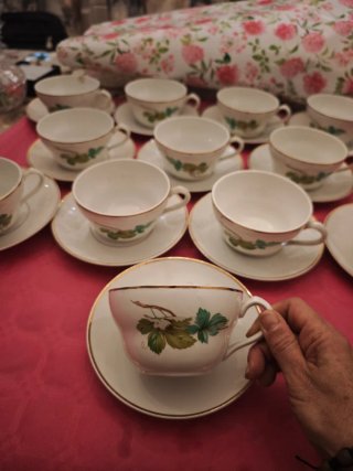 Juego café San Claudio porcelana