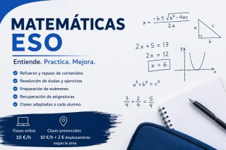Clases particulares de matemáticas ESO