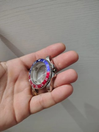 Cassa Orologio Stile GMT PEPSI