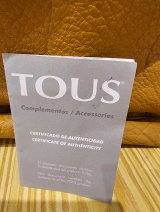 Bolso Tous color Camel Piel