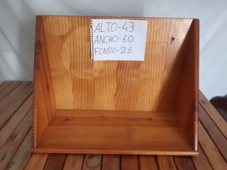 Estantería de madera 43x60x26