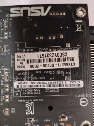 Tarjeta Gráfica Asus 660ti
