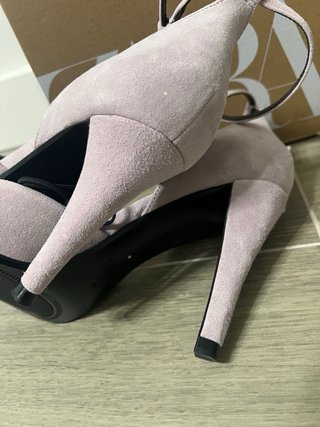 Tacones Zara Ante Rosa