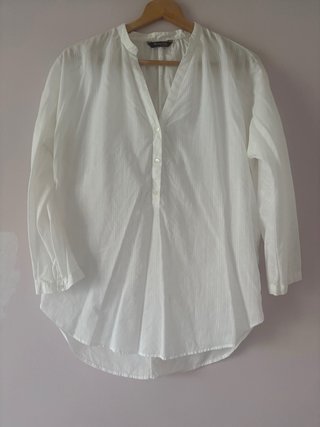 Blusa Massimo Dutti Blanca Talla XS
