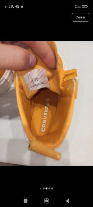Converse Amarillas Mujer Talla 38