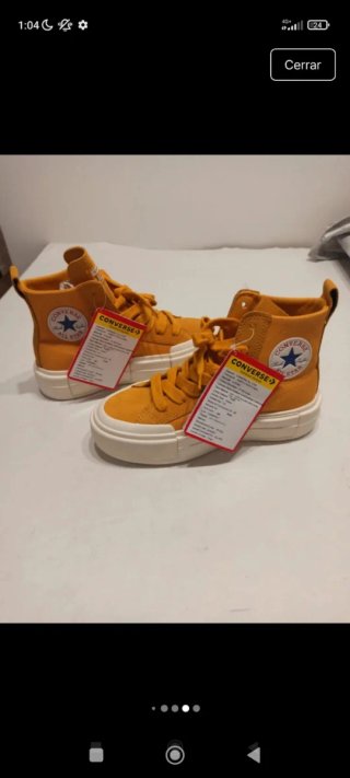Converse Amarillas Mujer Talla 38