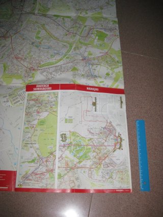 Mapa Plano Transporte Madrid 2006 90x60cm coleccio