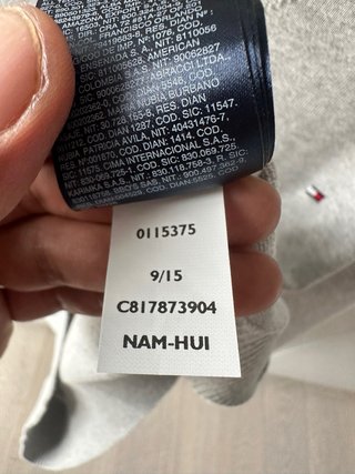 Tommy Hilfiger Maglione Grigio Scollo V Taglia XL
