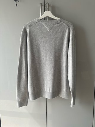 Tommy Hilfiger Maglione Grigio Scollo V Taglia XL