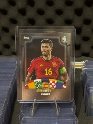 Carta Rodri Starting XI Topps UEFA Euro 2024