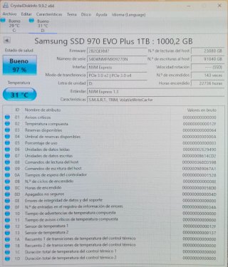 SSD NVMe M.2 Samsung 970 EVO Plus 1TB
