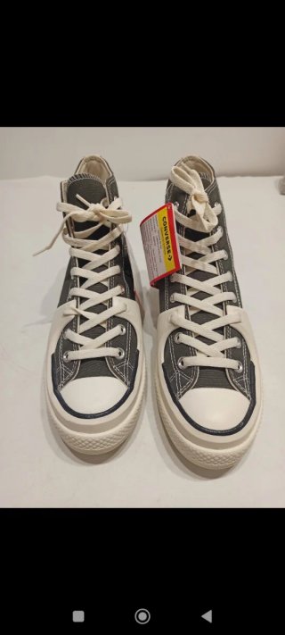 Converse All Star Talla 42 Negro/Blanco