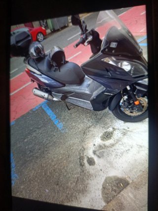 Maxi Scooter Azul/Negro