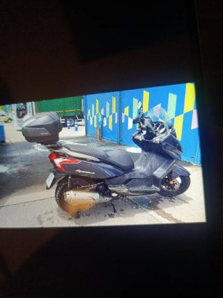 Maxi Scooter Azul/Negro