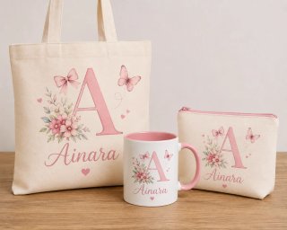 Pack Bolso, Taza y Neceser personalizado