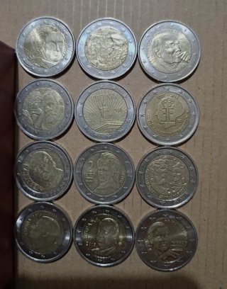 Lote Monedas 2 Euros Conmemorativas