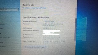 Portátil HP 250 G5 i3 4GB RAM