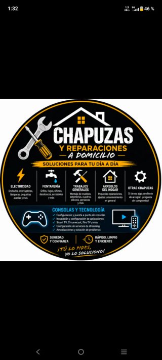 CHAPUZAS Y PEQUEÑAS REPARACIONES A DOMICILIO