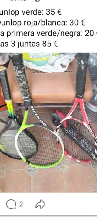 Raquetas de tenis