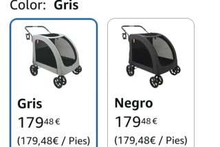 Silla carro para perro regalo colchón ergonómico
