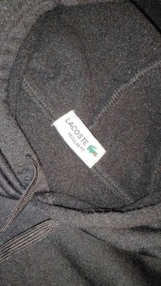 Tuta Lacoste nera