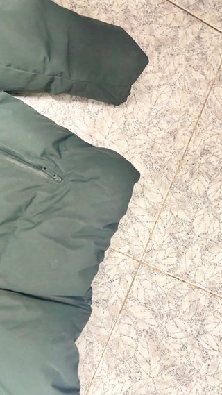 Abrigo de invierno verde ZARA