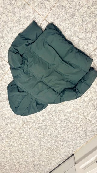 Abrigo de invierno verde ZARA