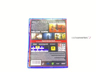 red dead redemption 2 ps4