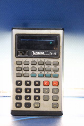 Calculadora Científica vintage Casio Fx-15. Funciona.