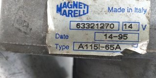 Alternador fiat 144195 63321270 punto berl. (176)