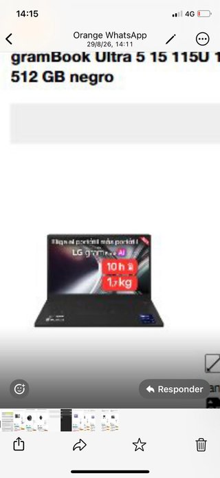 LG Gram 16 16GB DDR5 512GB SSD Nero