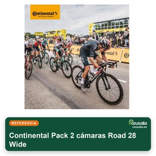 Continental Pack 2 cámaras Road 28 Wide