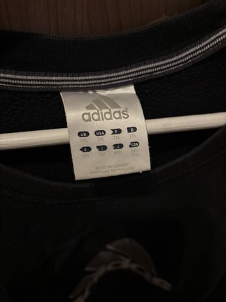 Sudadera Adidas Negra Talla XXL Vintage