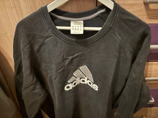 Sudadera Adidas Negra Talla XXL Vintage