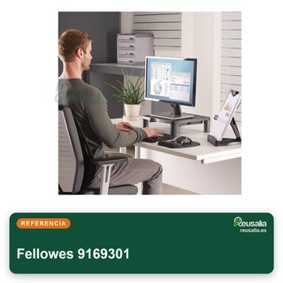Supporto monitor ergonomico regolabile Fellowes