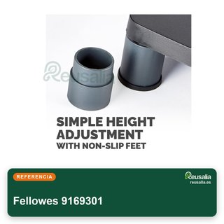 Supporto monitor ergonomico regolabile Fellowes