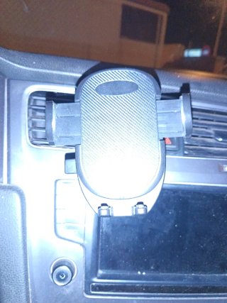 Soporte móvil coche rejilla