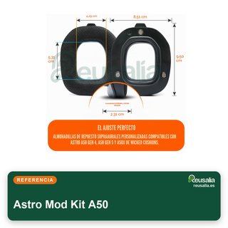 WC Mod Kit almohadillas y diadema Astro A50