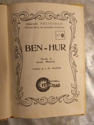 Lote 2 Libros Juveniles Años 60: Ben-Hur y Everest