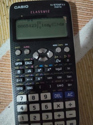 Calculadora Casio Blanca