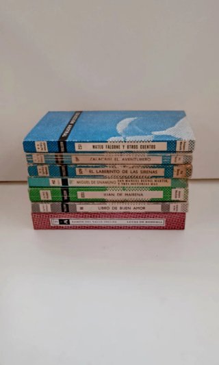 Lote 7 libros colección Austral