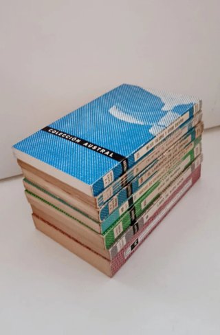 Lote 7 libros colección Austral