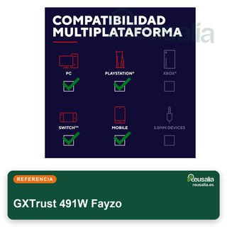 GXTrust Fayzo 491W auriculares gaming inalámbricos