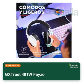 GXTrust Fayzo 491W auriculares gaming inalámbricos