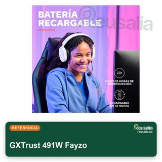 GXTrust Fayzo 491W auriculares gaming inalámbricos