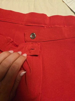 Pantalón Pirata Mujer Talla XL Rojo