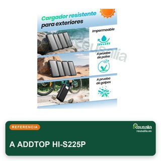 ADDTOP cargador solar 20000mAh portátil