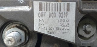 Alternador 06f903023f seat altea 1.6 213283