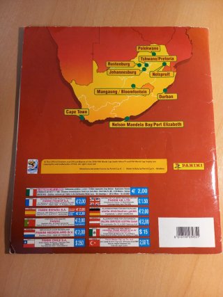 Álbum Mundial 2010 Incompleto